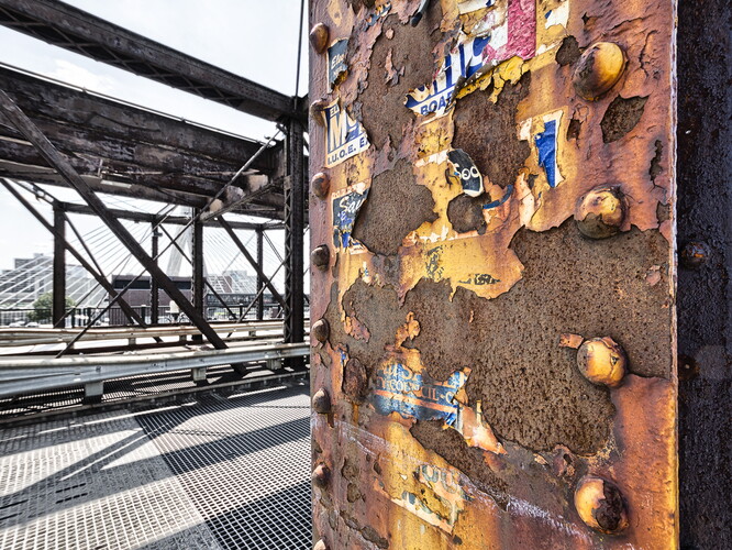 Rusty Charlestown Bridge (Boston, USA, 2012)